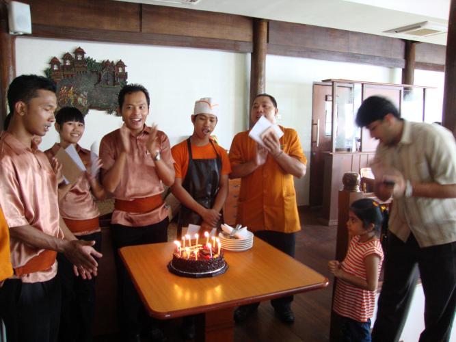 Birth Day Staff, bali indian restaurant, indian food restaurant in bali